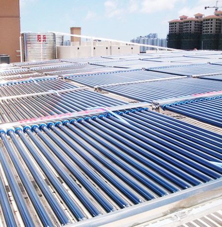 Solar water heater engineering Multi-box Combined Hot Water Heating System(图1)