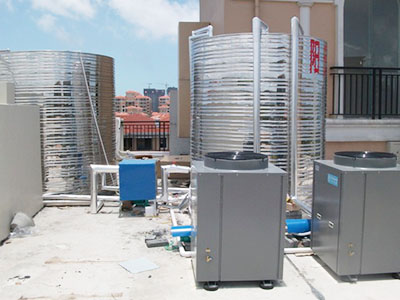 太阳能热水器工程热泵热水供暖(图1)