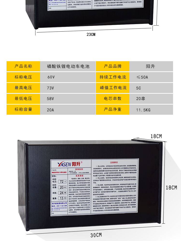 60V20AH Driving force Lithium Battery for Electric Vehicles(图13)