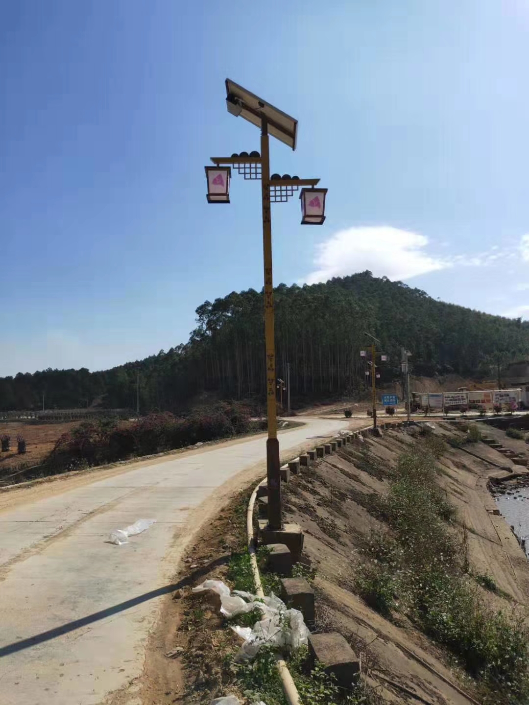 The completion of the Solar Landscape Lights in Shanglin Scenic Area(图4)