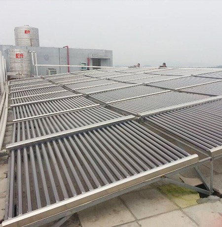 太阳能热水器工程联箱热水供暖系统