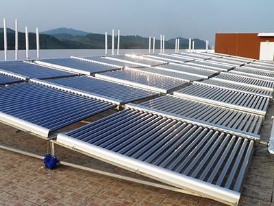 太阳能热水器工程联箱热水供暖系统(图1)